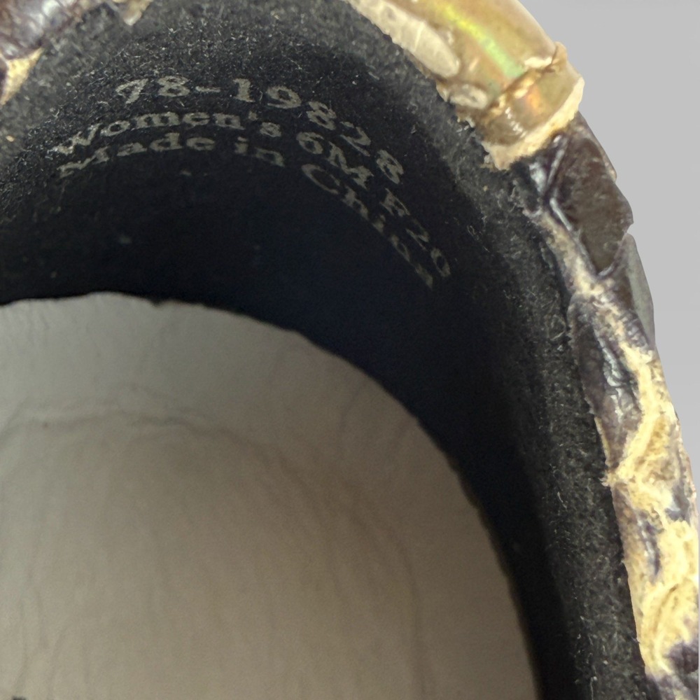 JOHNSTON & MURPHY‎ Tracy Snake Print Slip On Casual Flat Shoes Womens Size 6M - Picture 12 of 12